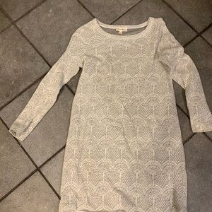 Long-sleeve sweater dress